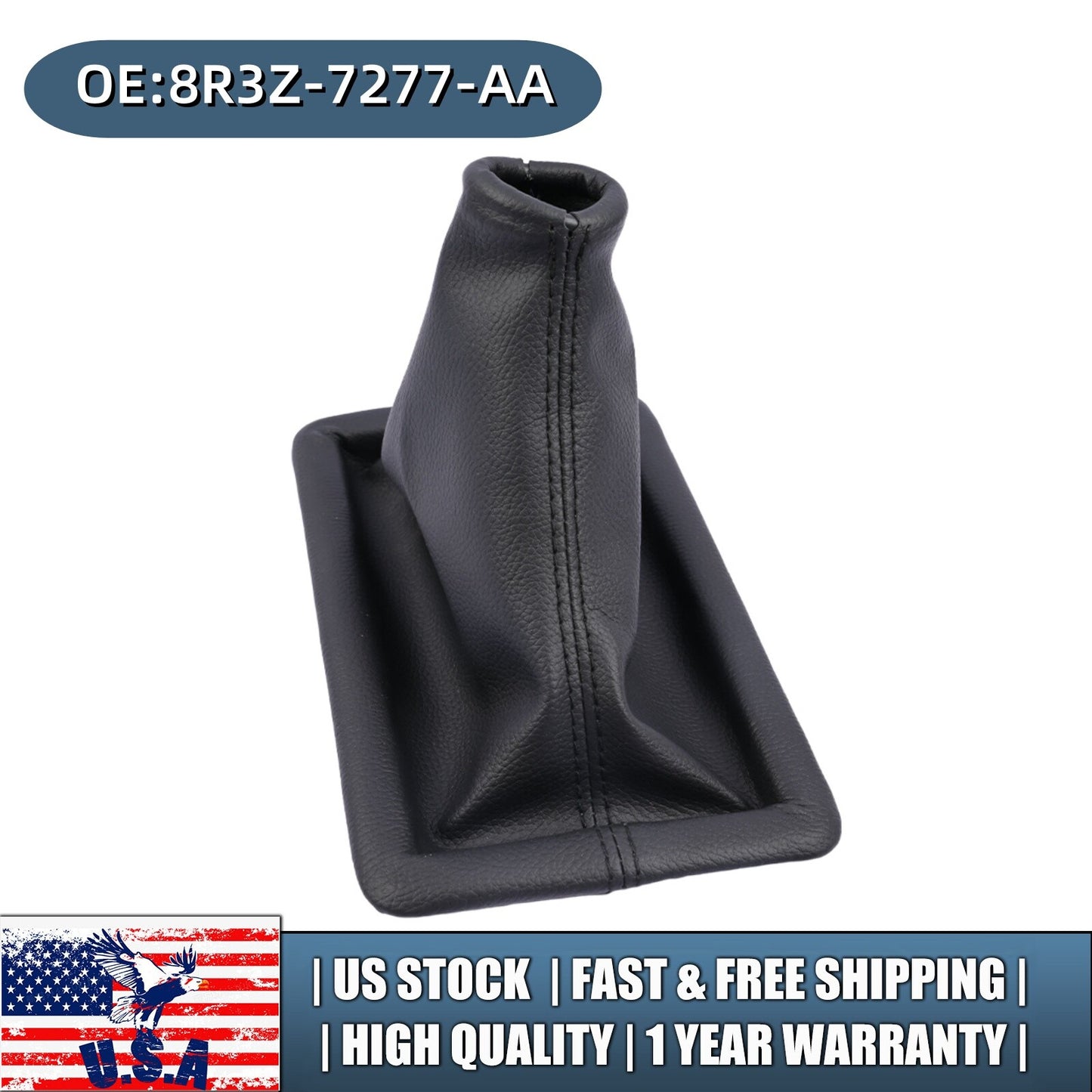 ya 11 6.5 8R3Z-7277-AA for MAN ual Transmission Shifter Boot Cover For 2005-2009 for Ford for Mustang