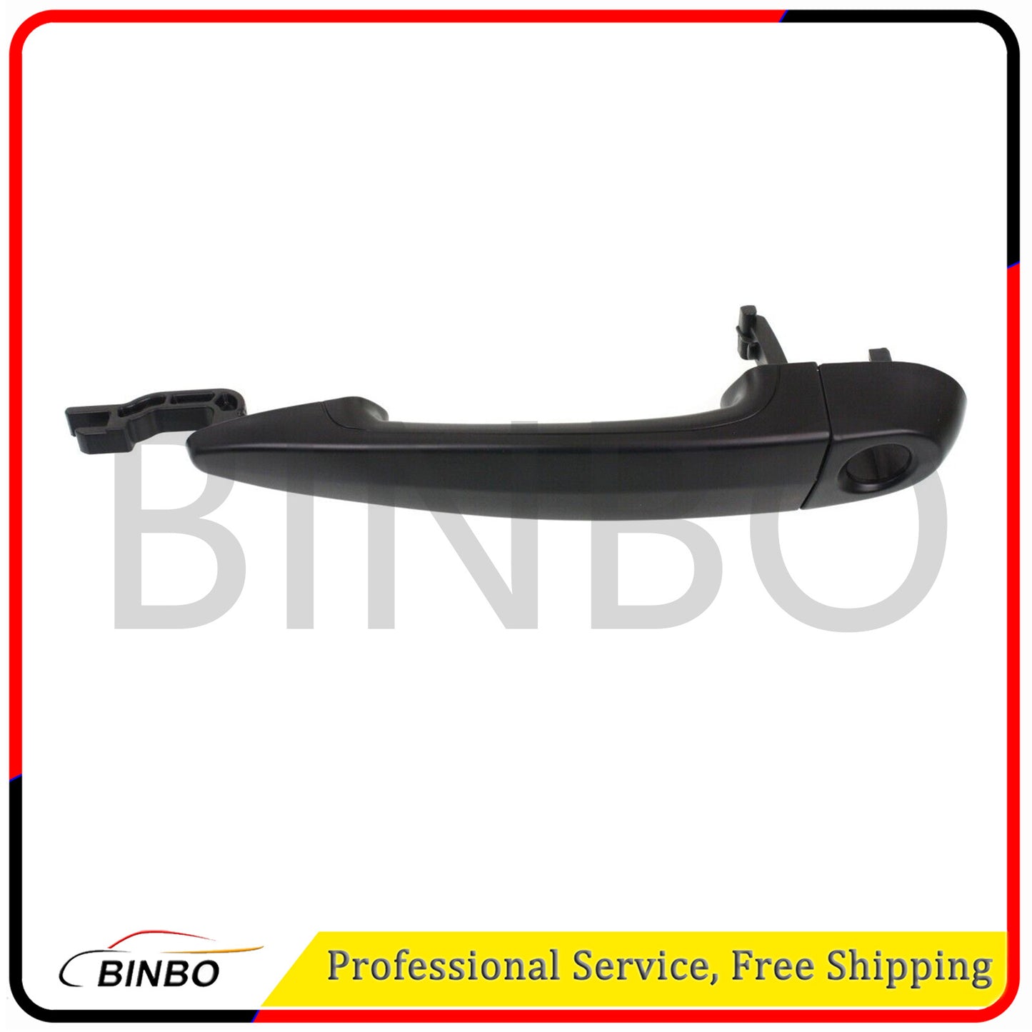 ya 13 5.27 Door Handle For 2007-2013 for BMW 328i Front or Rear Left Textured Black 5121706066