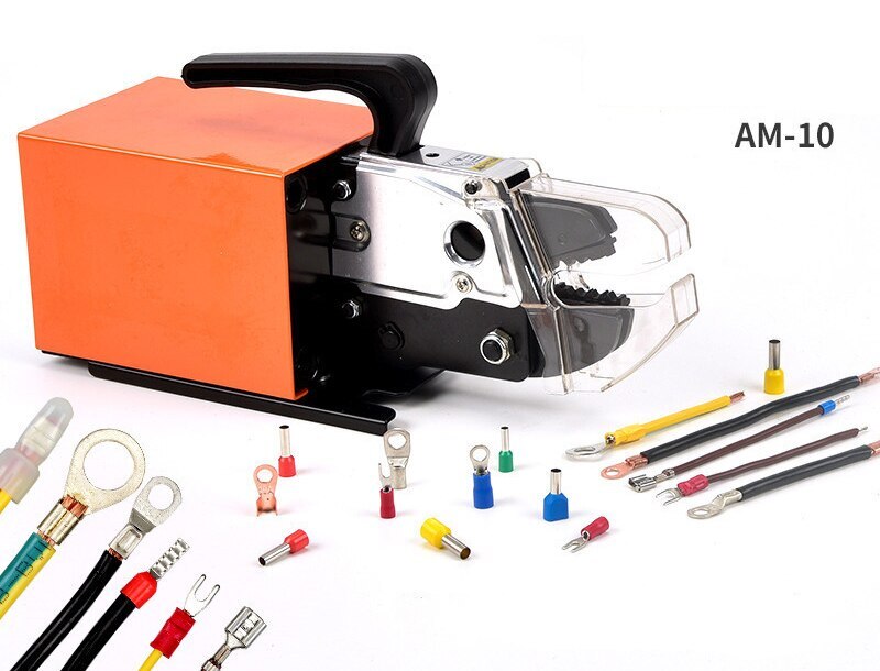 AM-10 Pneumatic Crimping Pliers Auto Terminal Crimping Machine 0.25-16mm2 New