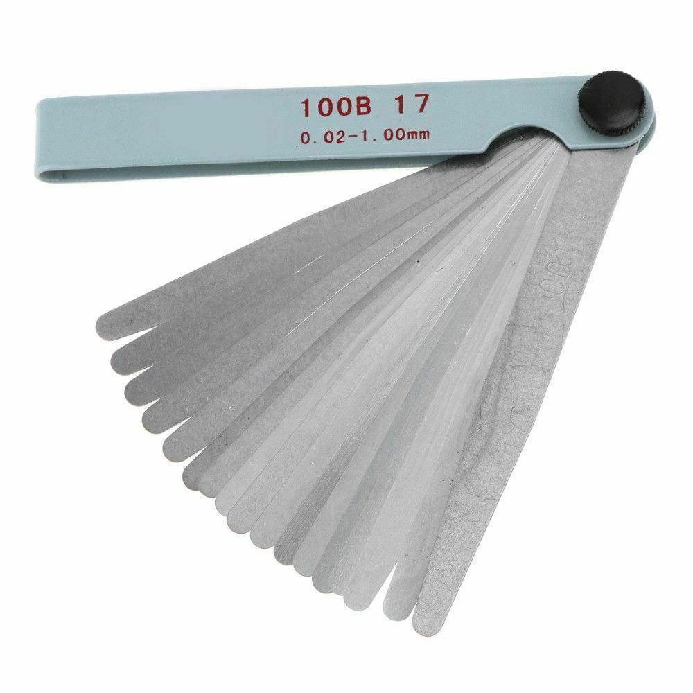 ya 2 7.14 Stainless Steel Blade Feeler Gauge Gap Filler Silver for GY6 50 150cc Motorcycle