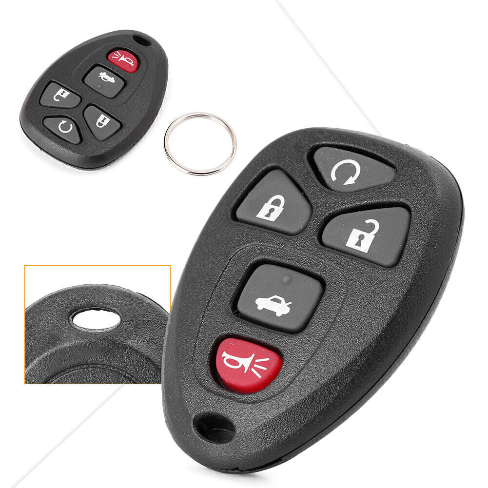 ya 10 5.28 Remote Key Fob Case Shell 5 Buttons for Chevrolet Malibu for Pontiac G6 KOBGT04A Car