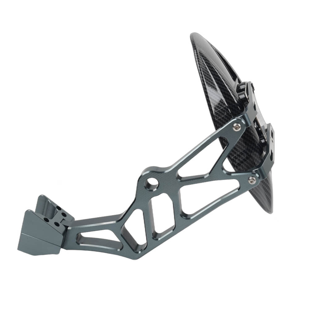 ya 5 8.7 Carbon Fiber Rear Splash Mudguard w/Bracket for Kawasaki Z1000/SX 2014-2020