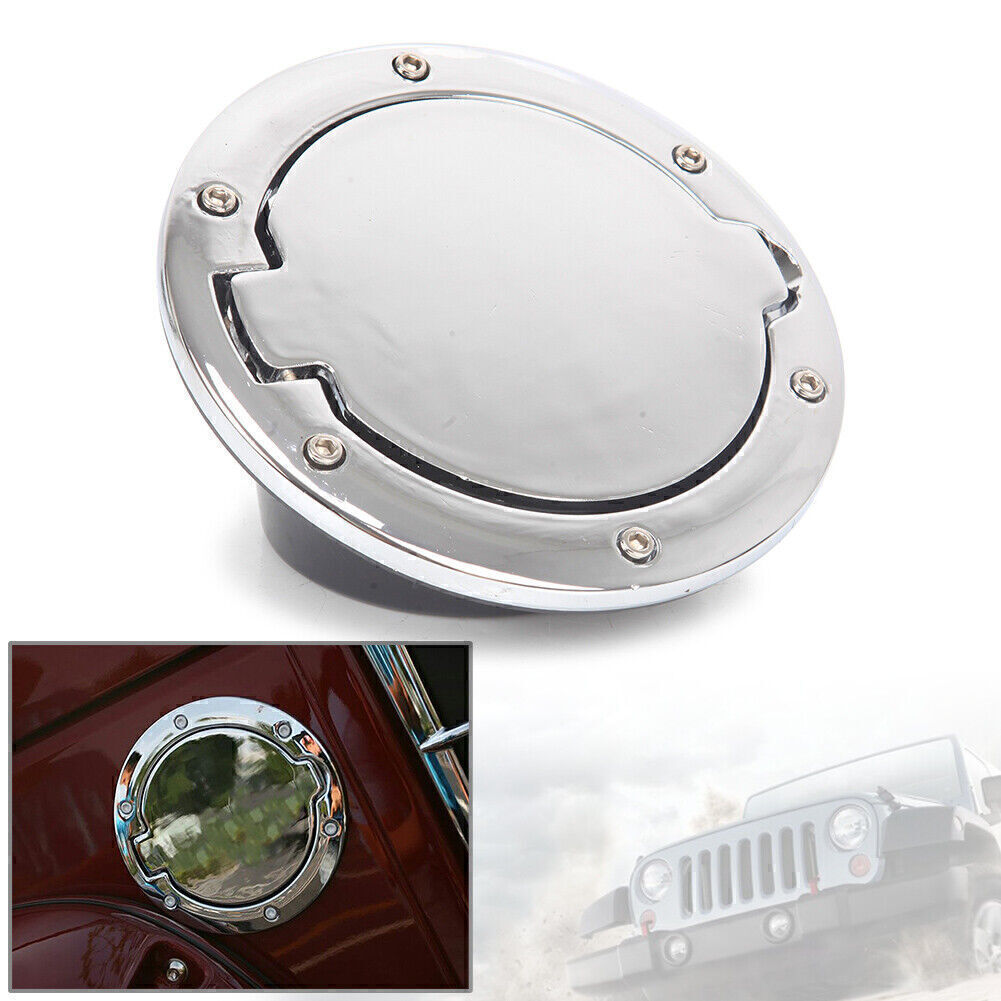 ya 27 7.2 for Jeep for Wrangler JK 2007-2017 1X Car Fuel Filler Door Cover Gas Tank Cap