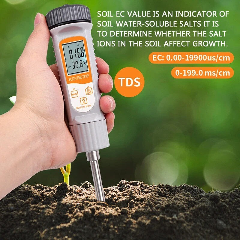 ya 26 4-In-1 Water Quality Tester Soil Moisture Meter Long Probe Moisture Meter