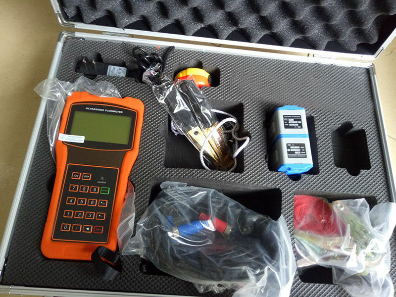 TUF-2000H Handheld Digital Ultrasonic Flowmeter Flow Meter + Standard sensor B