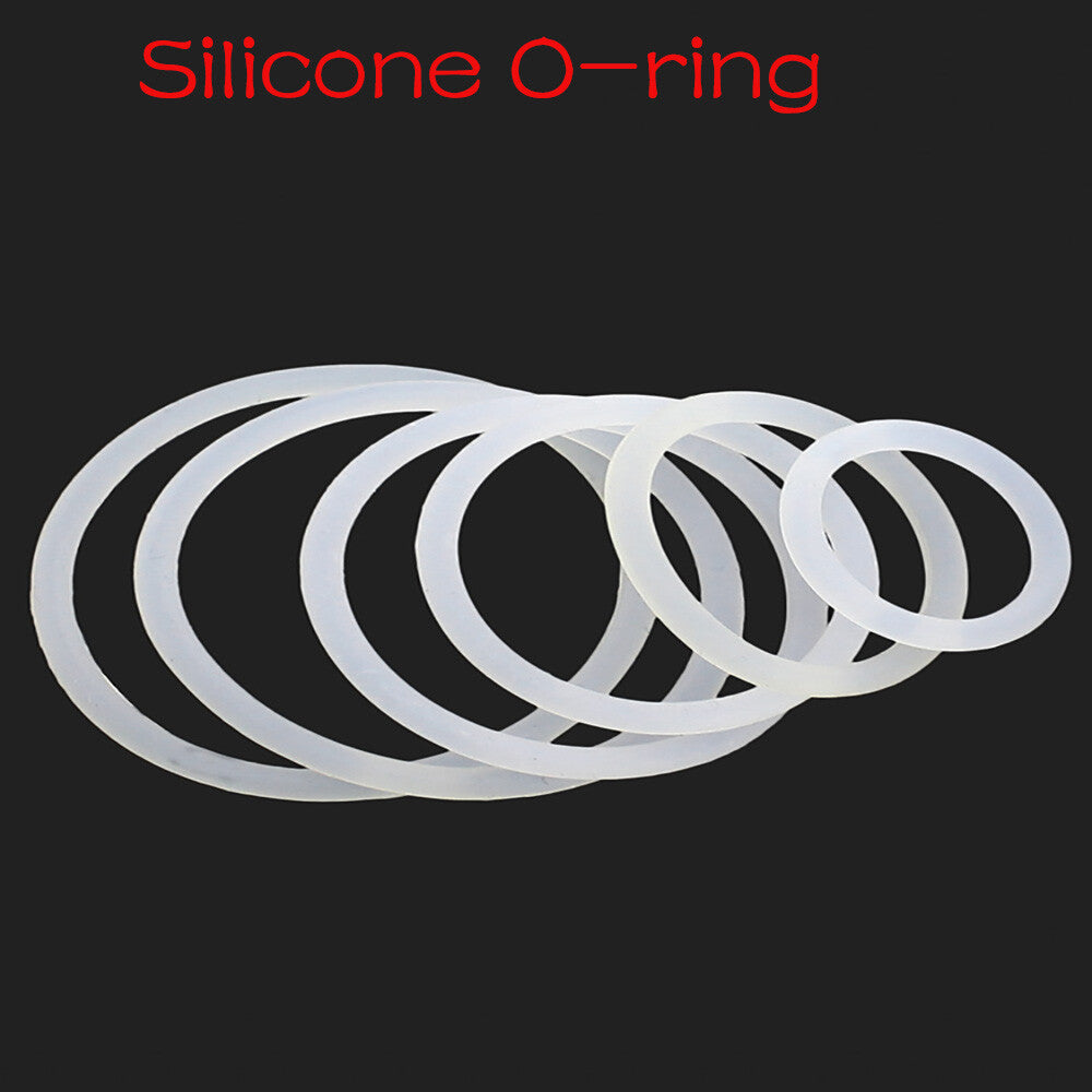 Food Grade O-Ring White Silicone Rubber O Rings M3 M4 M5 M6 M7 M8 M9 M10 M11-M60