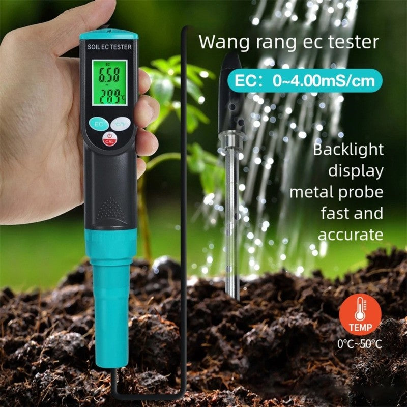 ya 26 Conductivity Meter Digital Soil Measurement Meter Soil Temperature Tester