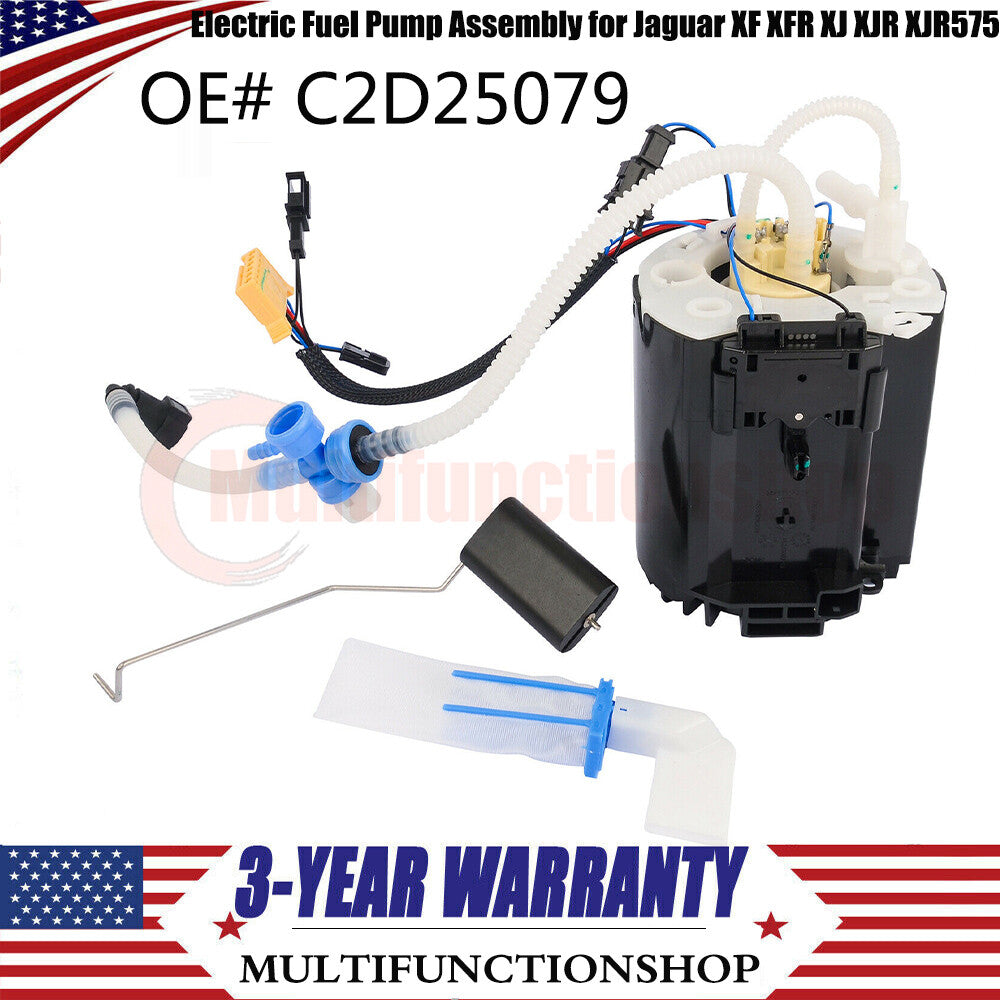 ya 27 7.2 C2D25079 Electric Fuel Pump Assembly for Jaguar XF XFR XJ XJR XJR575 C2Z8509