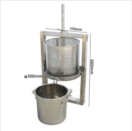 Hollow Barrel + Wine Barrel Separation Grape Press Machine Winepress M size