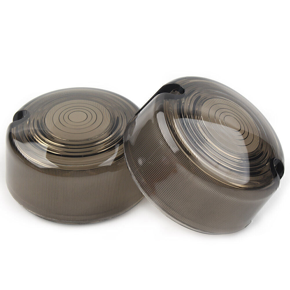ya 5 8.7 SmokenTurn Signal Lens Cover for Harley Dyna FXD FXR Sportster XLH 883 1200 FXST