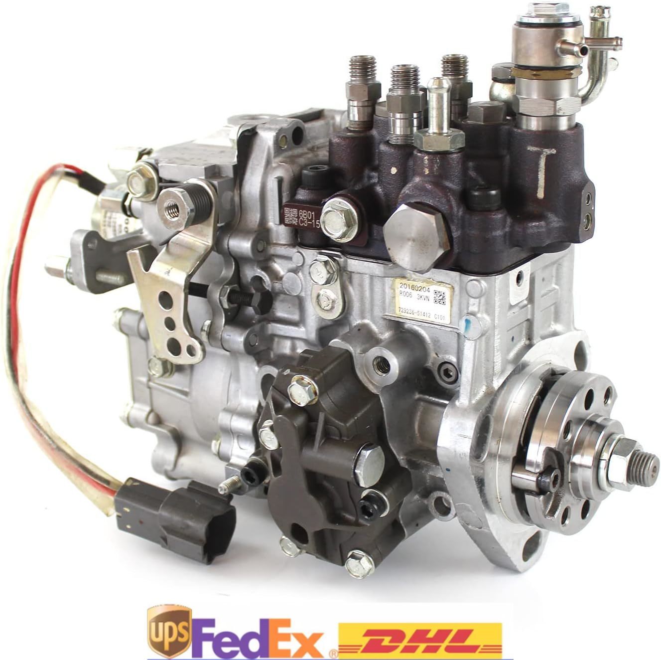 ya 27 7.2 3TNV88 Fuel Injection Pump 729236-51412 For Yanmar Excavator Engine Parts