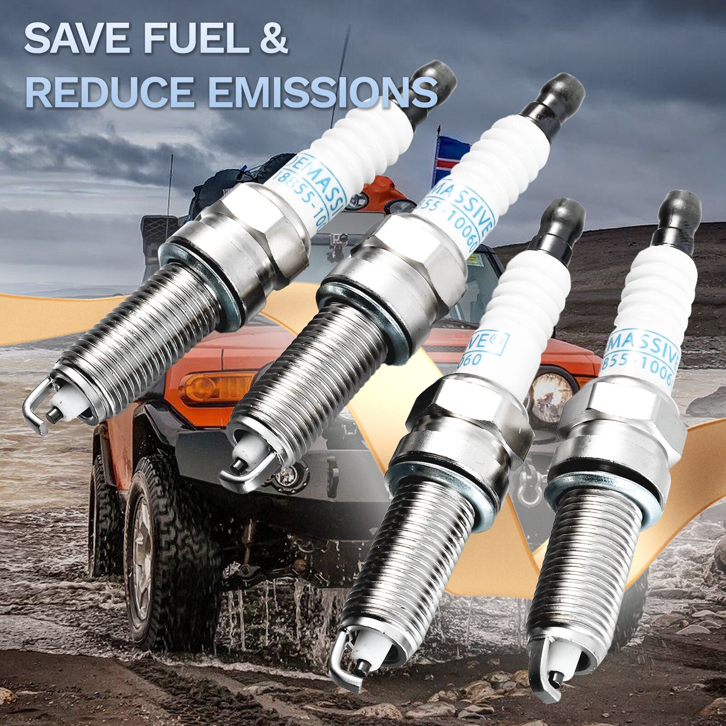 ya 10 5.28 4PC. Iridium 18846-10060 SILZKR6B10E Spark Plugs for Hyundai Accent for Kia Rio Soul