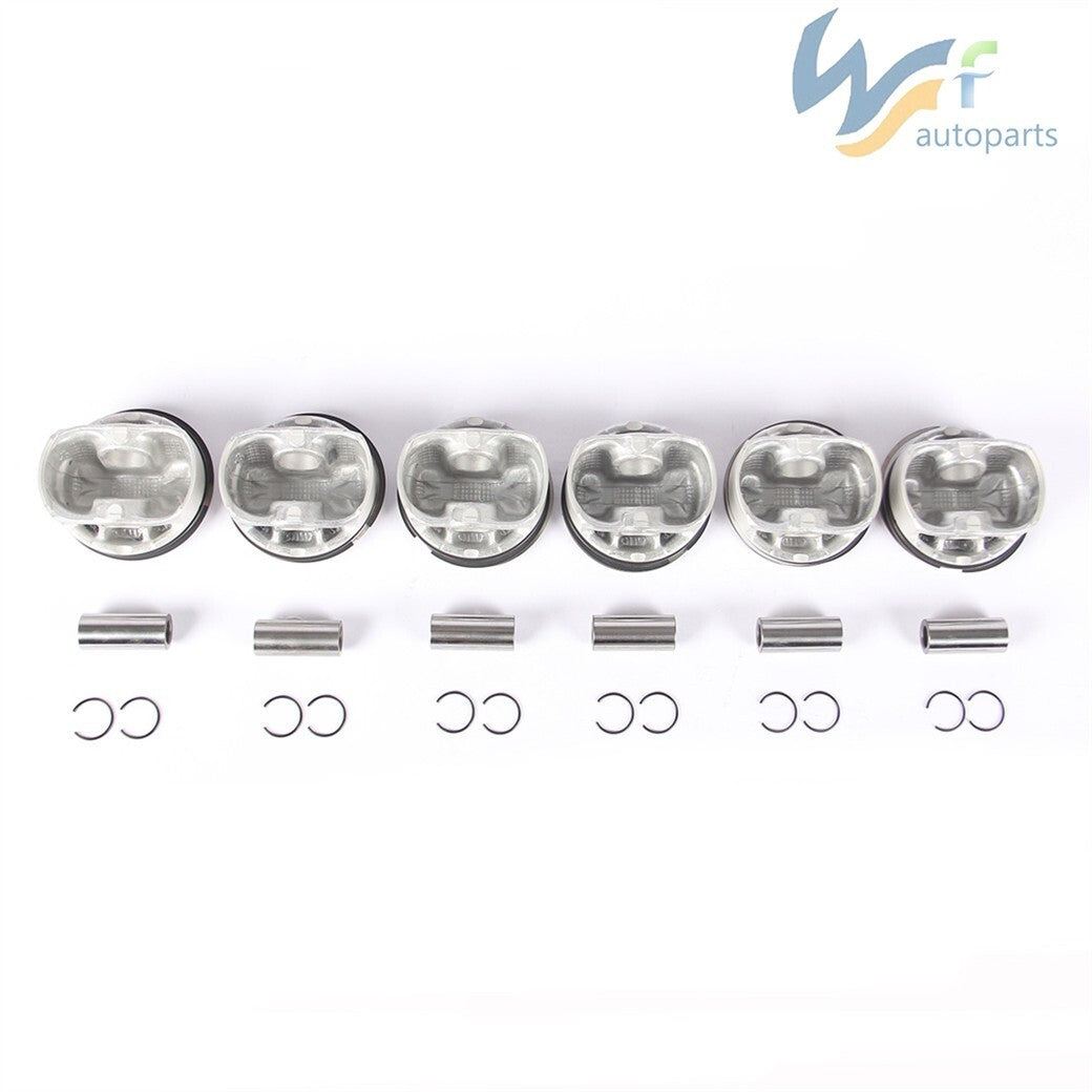 ya 3 6.25.2 2.5L Piston & Ring Assembly Kit Fit for BMW 325i 525i X3 Z4 N52 523i 325Xi