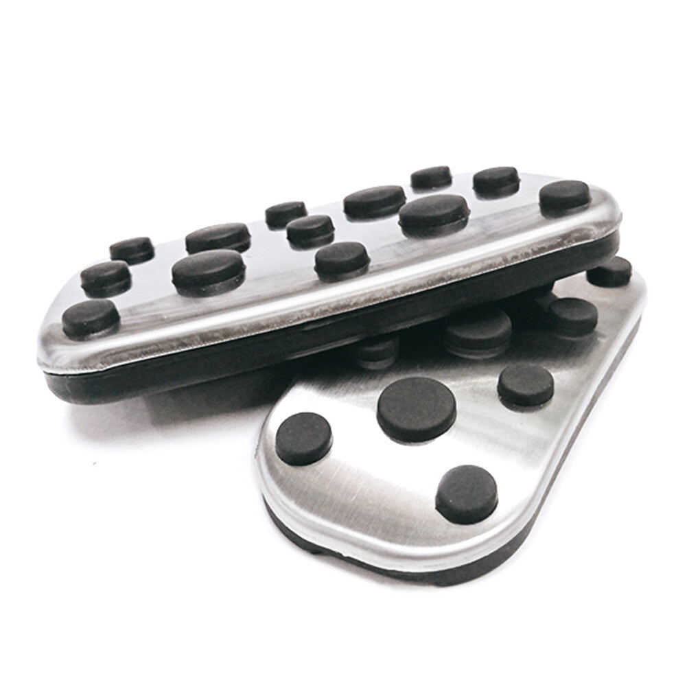 ya 9 6.5.2 Stainless Steel Foot Rest Brake Gas Pedal Cover for Toyota for Land Cruiser Prado