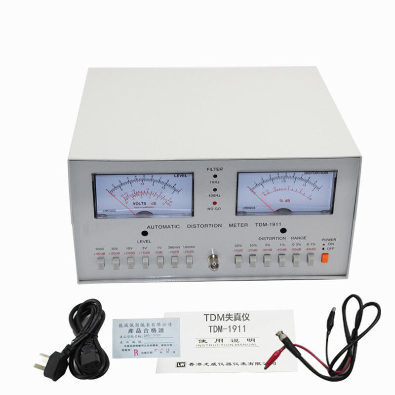 TDM-1911 Automatic Distortion Meter 0.01% - 30% Audio Distortion Meter 220V