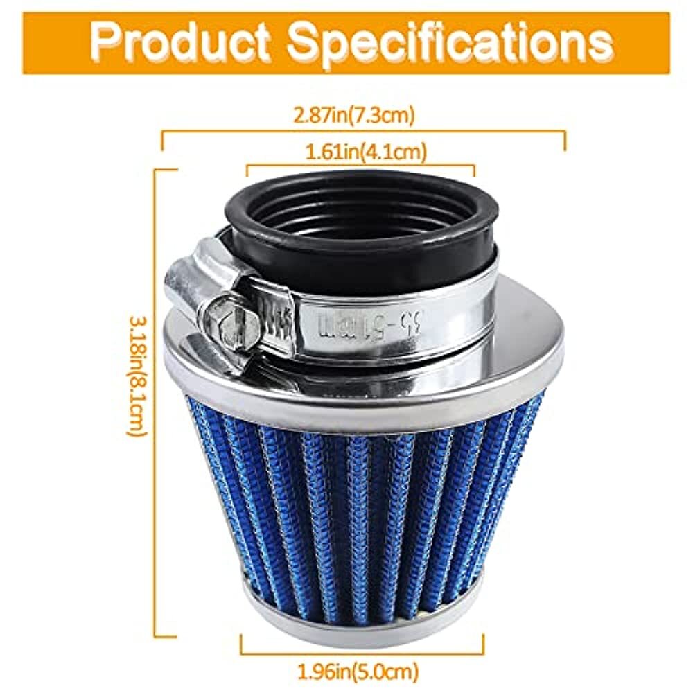 ya 27 7.20 39mm Air Filter for GY6 Moped Scooter Dirt Bike Motorcycle 50cc 110cc 125cc 150c