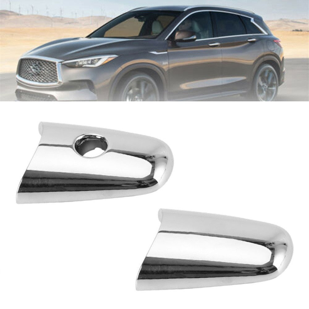 ya 13 5.27 1Pair Car Front Door Escutcheon Outside Handle Cover for Nissan Armada 2017-2020