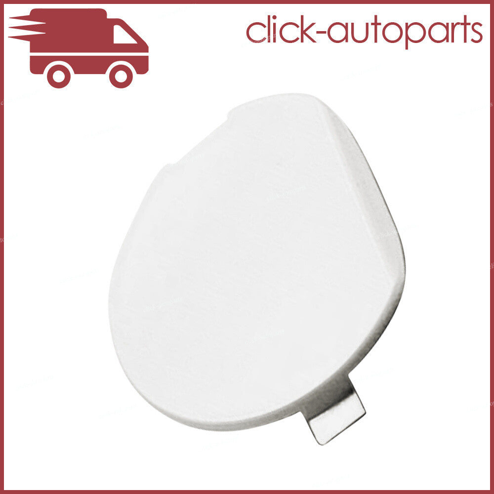 ya 27 6.18 Front Bumper Tow Eye Hook Cover Fits 2014 2015 2016 for Mazda 3 White Unpaintetd