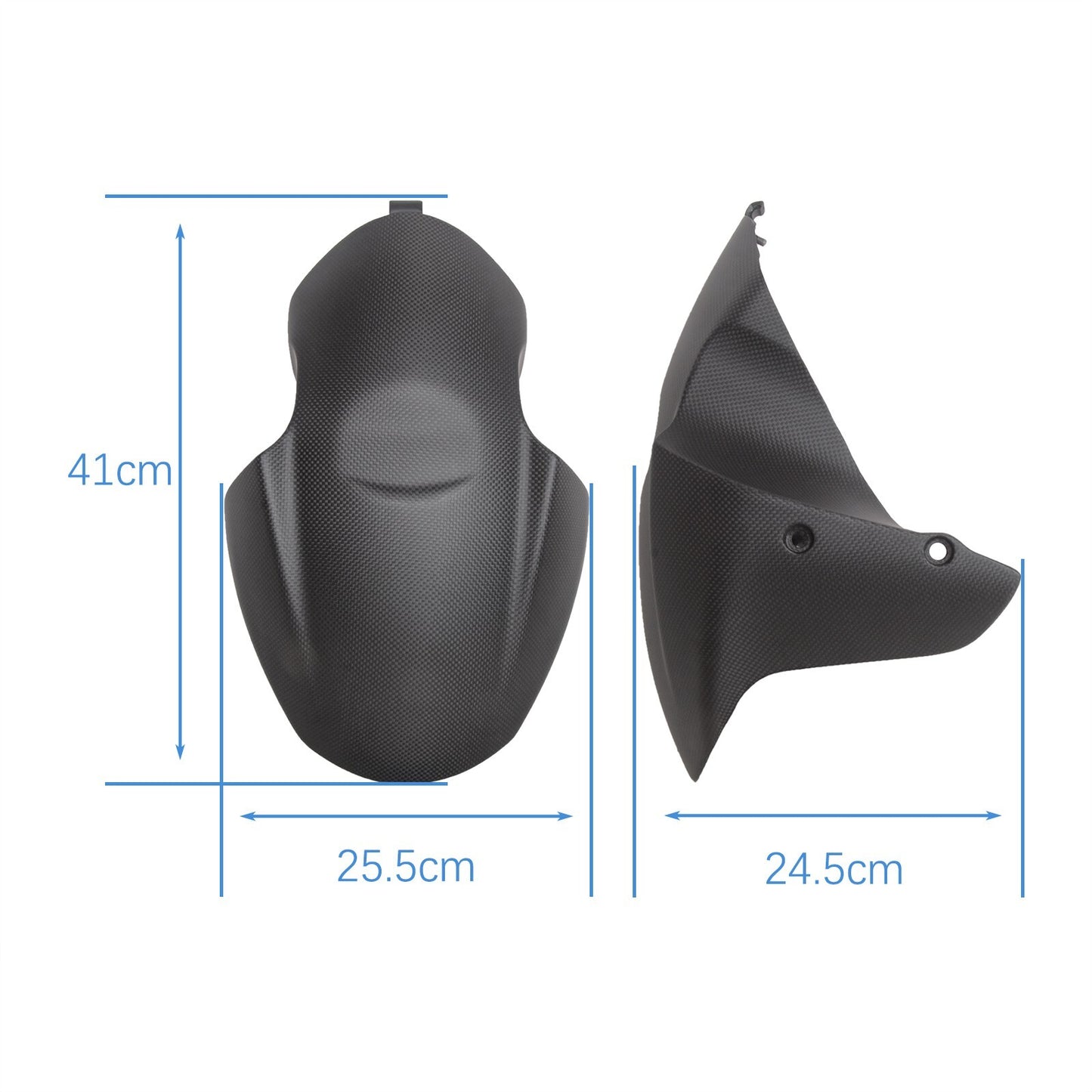 ya 5 8.7 for Ducati Diavel V4 23+ 100% Carbon Fiber Front Fender Protector Cover Matte Finish