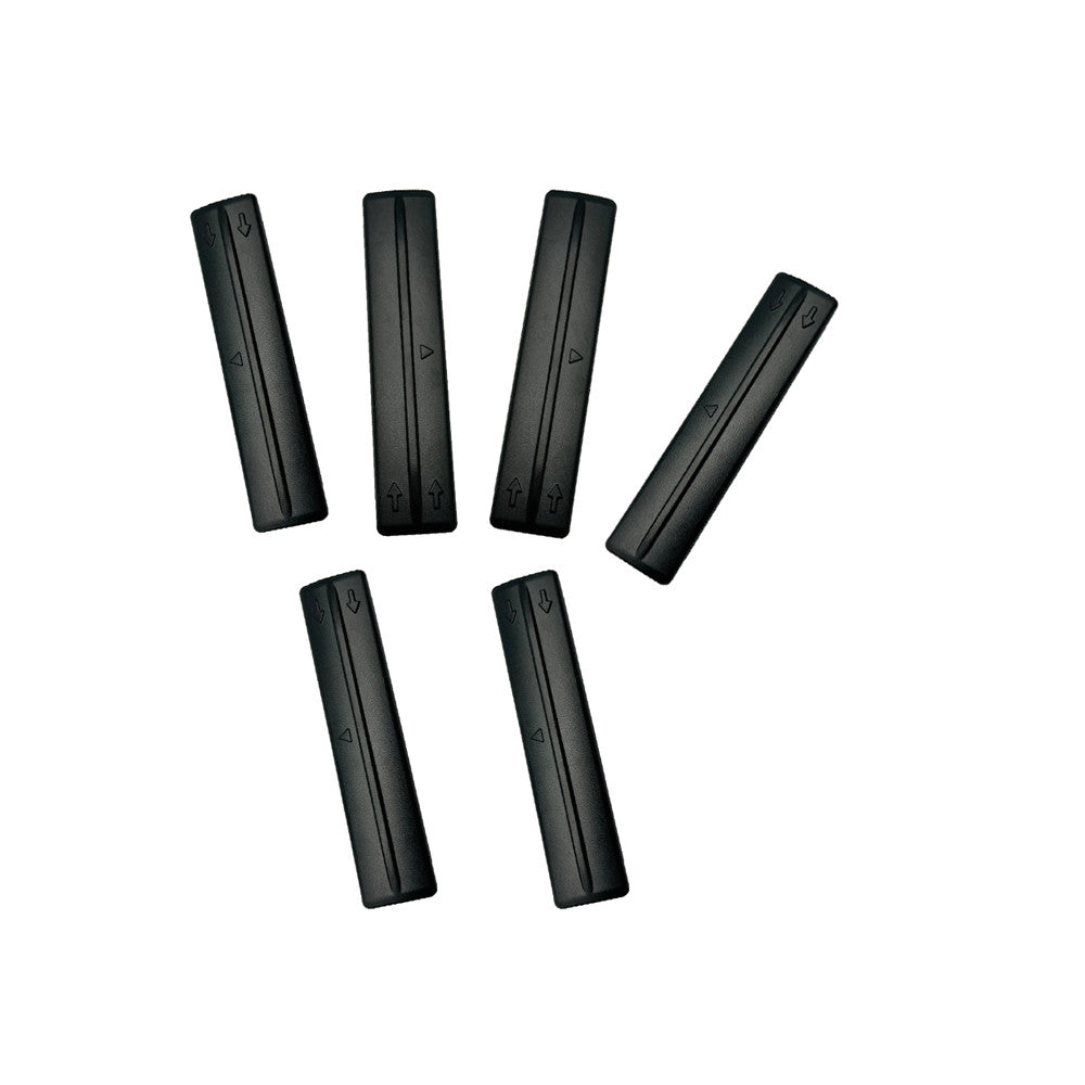 ya 5 8.7 6Pcs Roof Drip Rack Removal Kit Cover Clips Black Fit For 2006-18 RAV4 for 4Runner