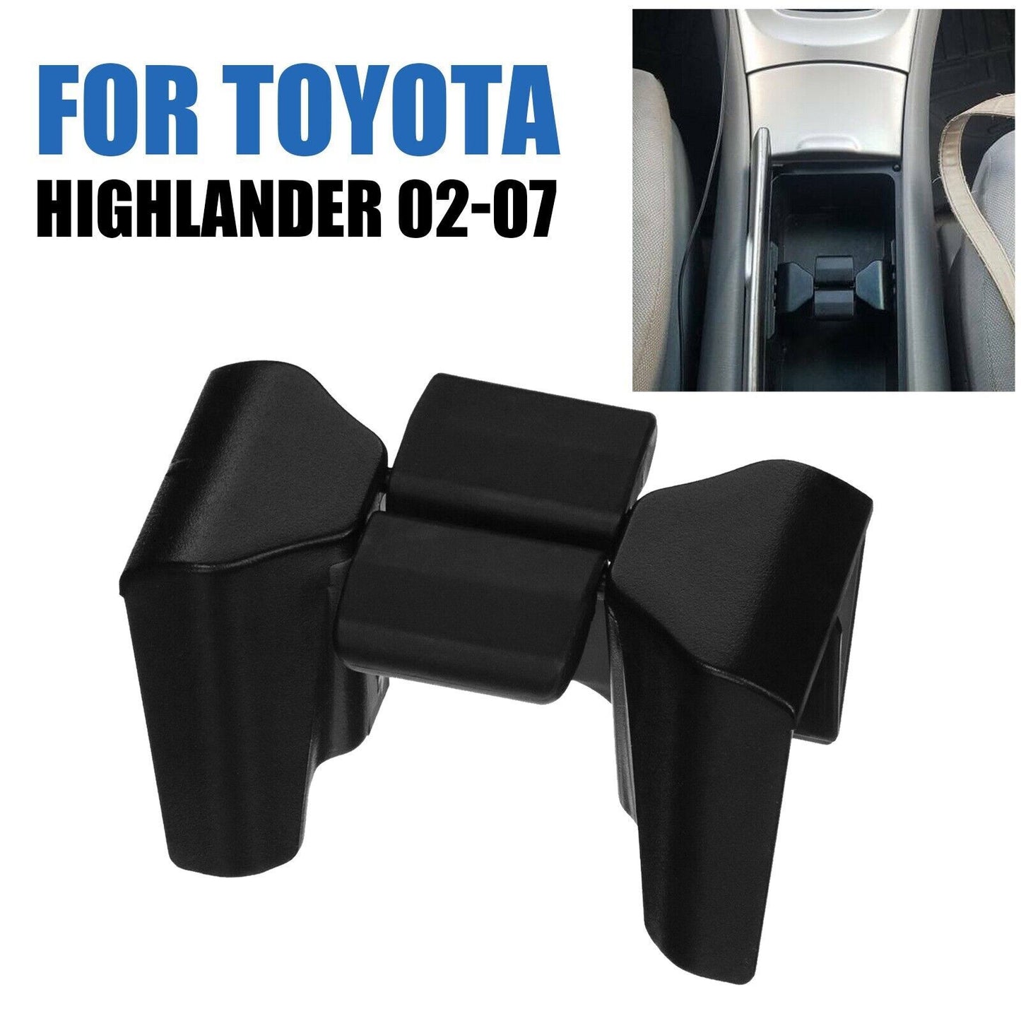 ya 4 6.21 02-07 for Toyota Highlander Center Console Cup Holder Replacement Insert Divider