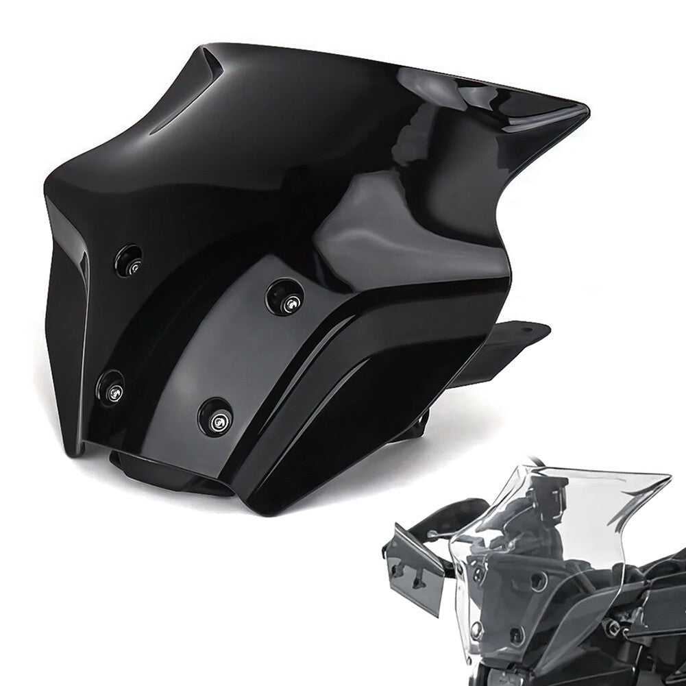 ya 4 6.21 Black Wind Deflector Windshield Bracket Windscreen for Yamaha MT-09 MT09 2024