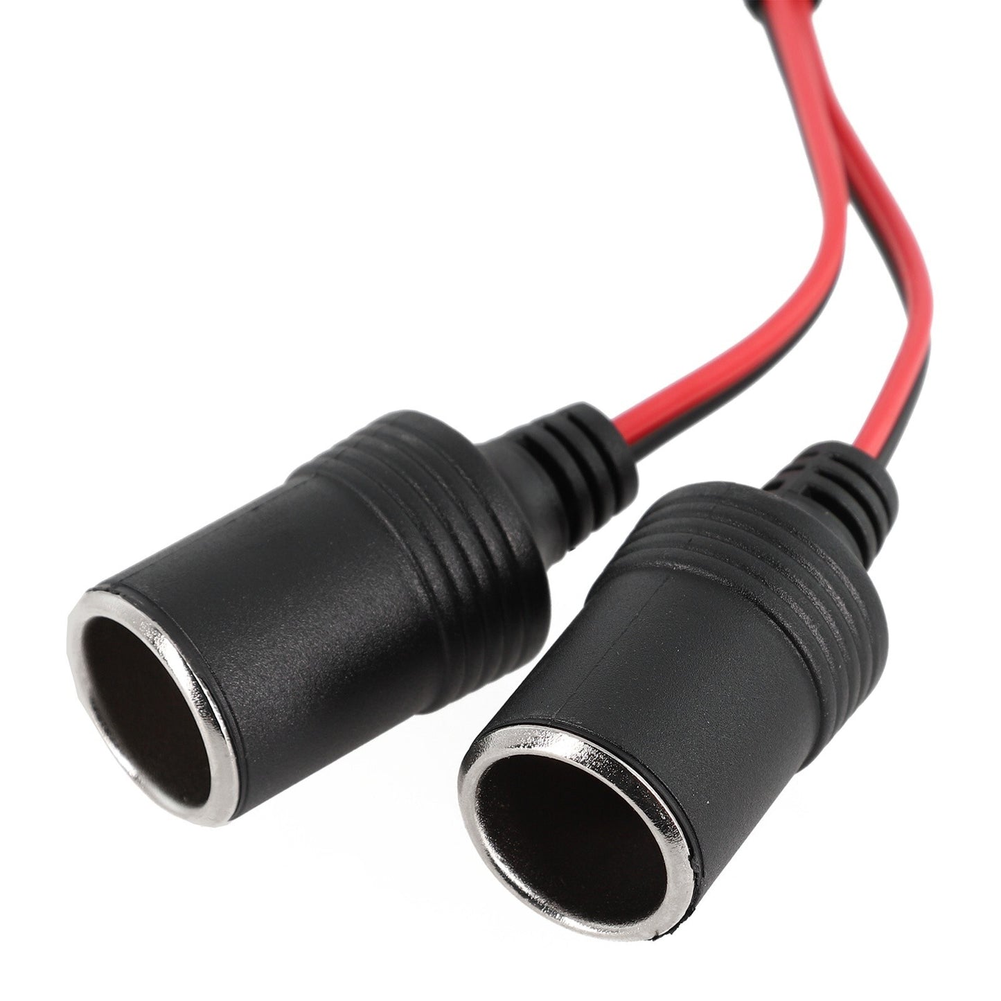 ya 5 8.7 Heavy duty 12V 24V Male to 2 Female Y Splitter Adapter for Car Sockets
