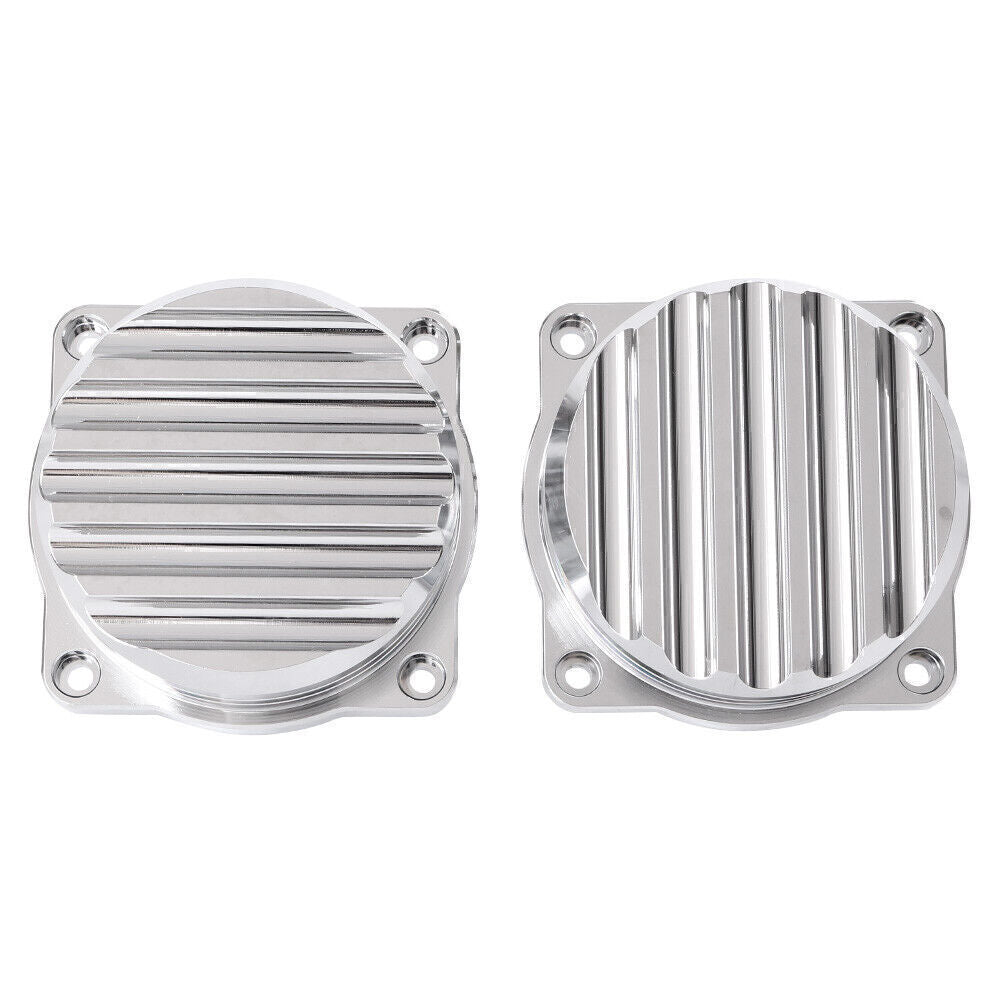 ya 3 6.23 2x Silver Carburetor Cover Ripple Sliver Fit Sc for Ram bler/Thruxt 900 08-15