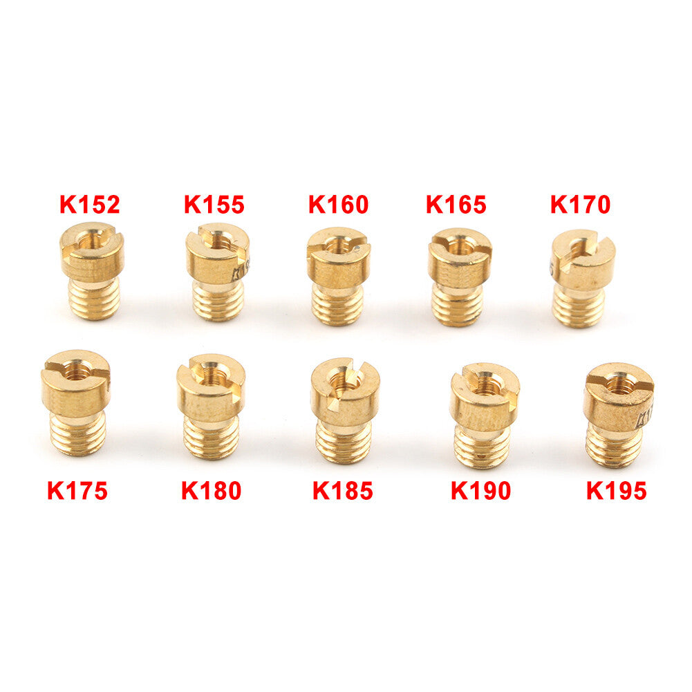 ya 4 6.17 152-195 Main Jet Scooter Keihin OKO kOSO PWK Carburetor 125cc 150cc CVK
