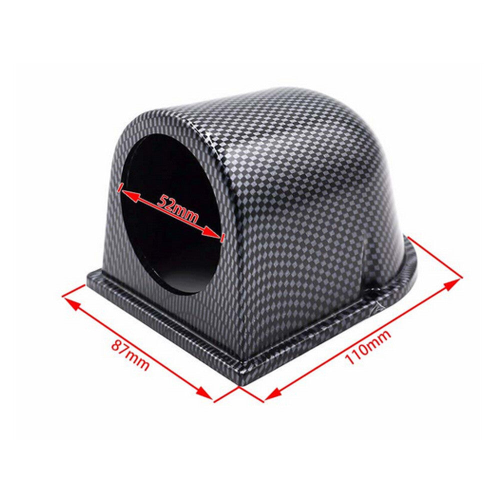 ya 2 6.26 Carbon Car 2 52mm Universal One Hole DashBoard Gauge Pod Holder