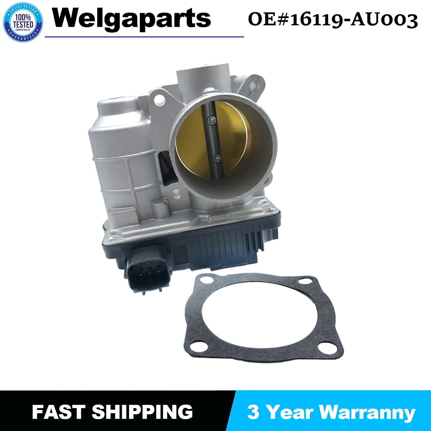 ya 27 7.20 1PC 16119-AU00A for NISSAN SENTRA 2003-2006 New Throttle Body 16119-AU003