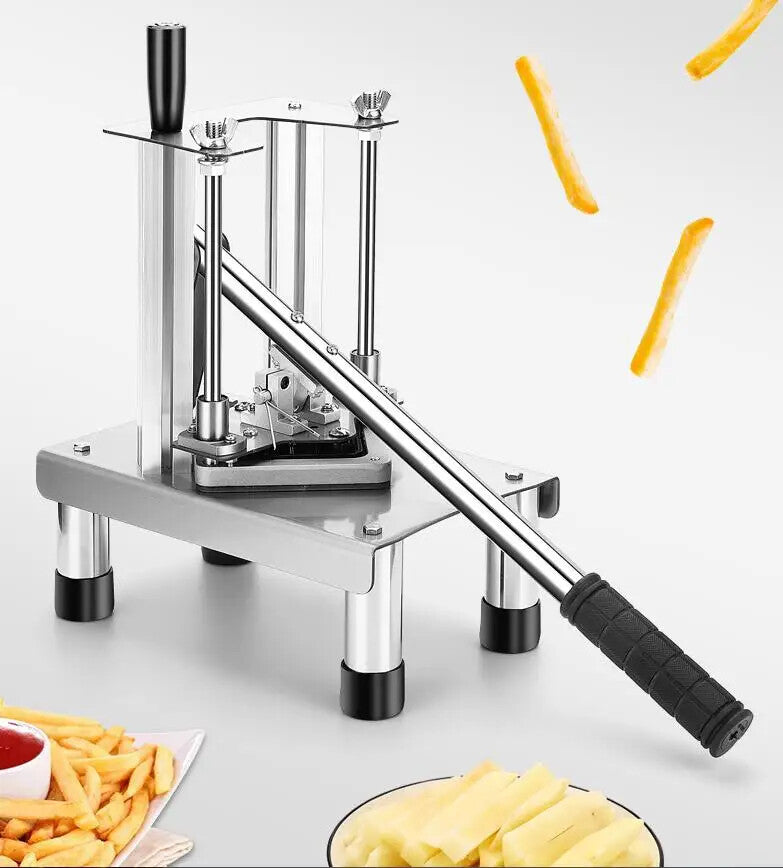 ya 26 Commercial Chips Cutter Manual Vegetable Cutter With 3 Stainless Steel Blades