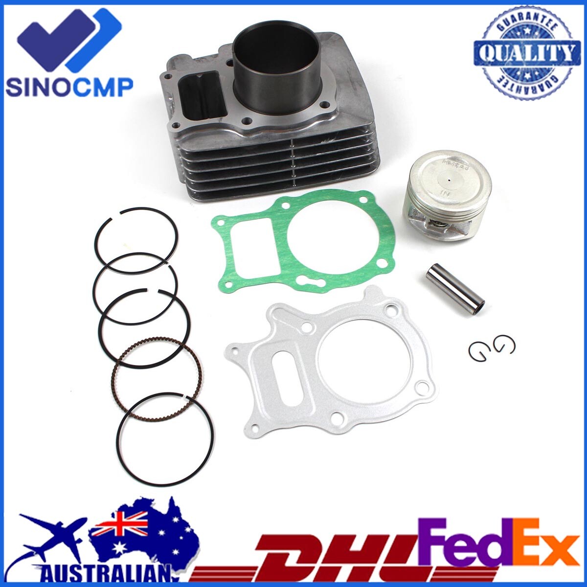 ya 27 7.2 Cylinder Piston Top End Kit for Honda Recon Sportrax TRX 250 TRX250X 1997-2019