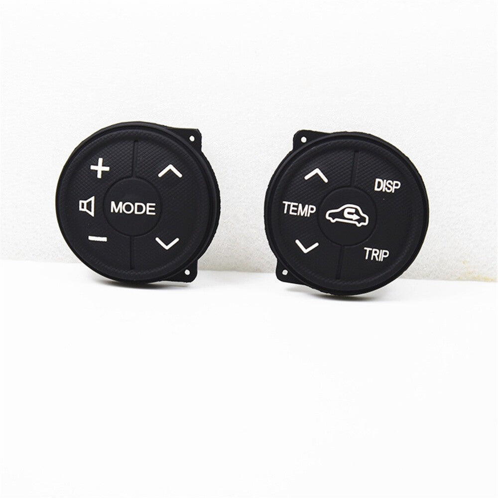 ya 13 2x Steering Wheel Control Rubber Button Cushion for Toyota Prius/Prius C 2011-14