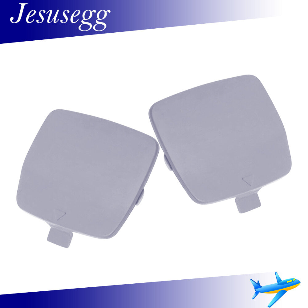ya 27 6.18 2x Rear Bumper Left & Right Tow Hook Eye Cover Unpainted fits for BMW E70 for X5 M Sport