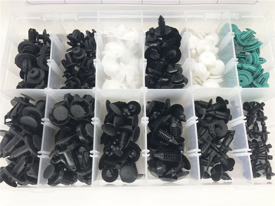 ya 5 8.7 240Pcs Mixed Size Car Door Bumper Panel Fender Retainer Push Rivet Fastener Clip