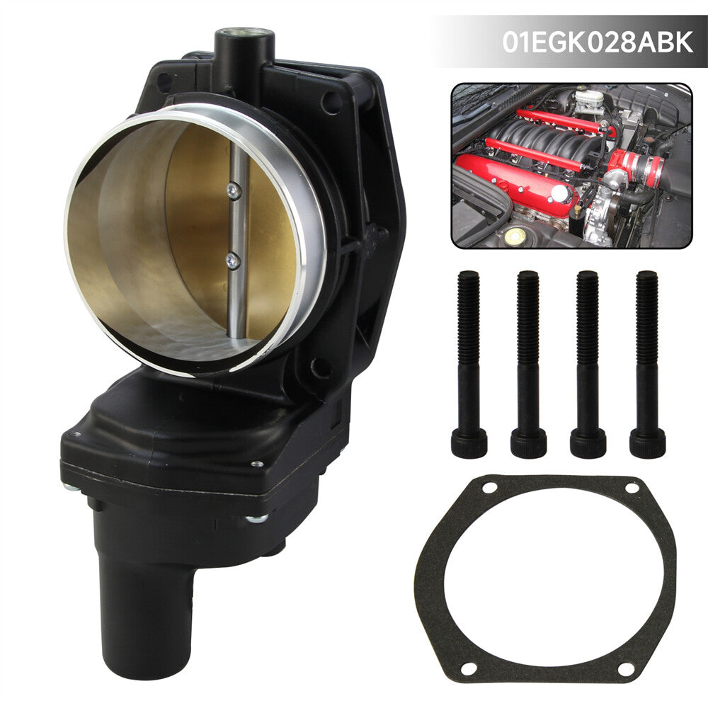 ya 27 7.20 90mm Electronic Throttle Body Assembly for Corvette GTO CTS-V G8 6.0L V8 Black