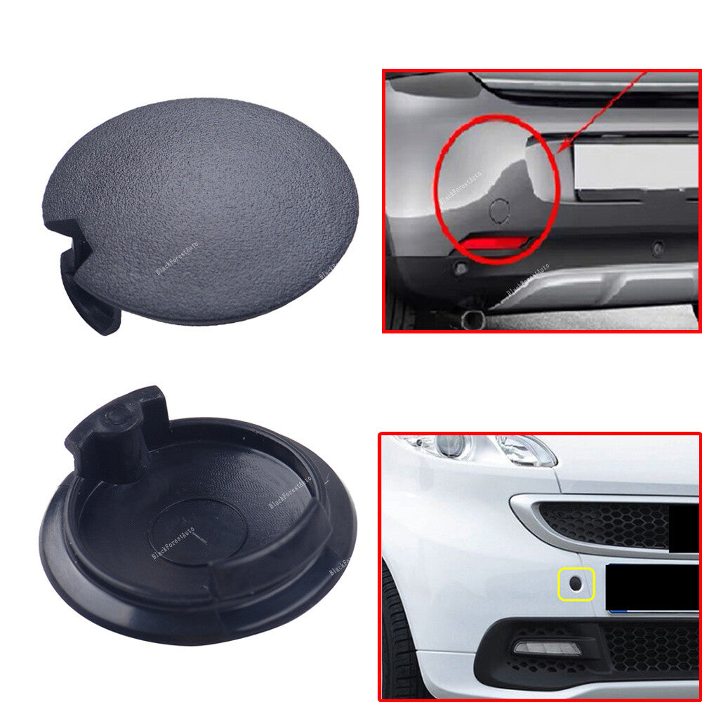 ya 27 6.18 2x Tow Hook Eye Cover Cap Plug Fits for Smart Fortwo 2007 2008 2009 2010 2011 2015