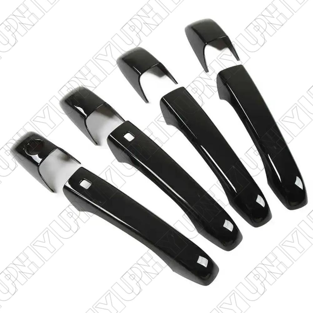 ya 13 5.27 Glossy Black Door Handle Cover for Jeep for Grand Cherokee for Dodge Durango 2011-20