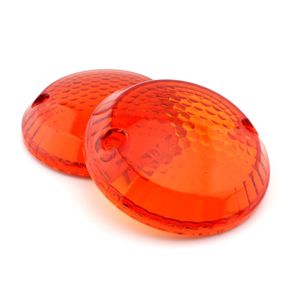 ya 5 8.7 2x Turn Signal Light Lens Cover for Suzuki Intruder 1400 VX800 Amber Motorcycle