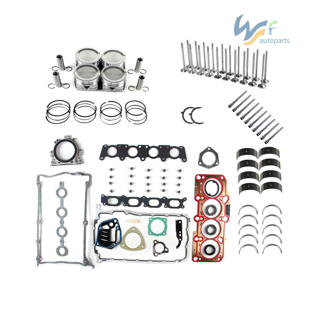 ya 3 6.25.2 1.8T Engine Piston Seals Bearing Overhaul Kit for VW for Golf for Passat for Audi for A4 A6 TT