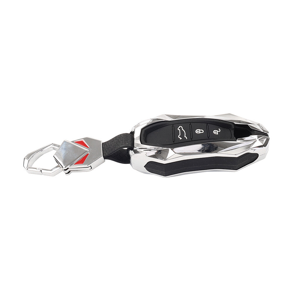 ya 10 5.28 Silver for Smart Key Fob Cover Case Shell for Porsche for Cayenne for PANAMERA 911 Macan