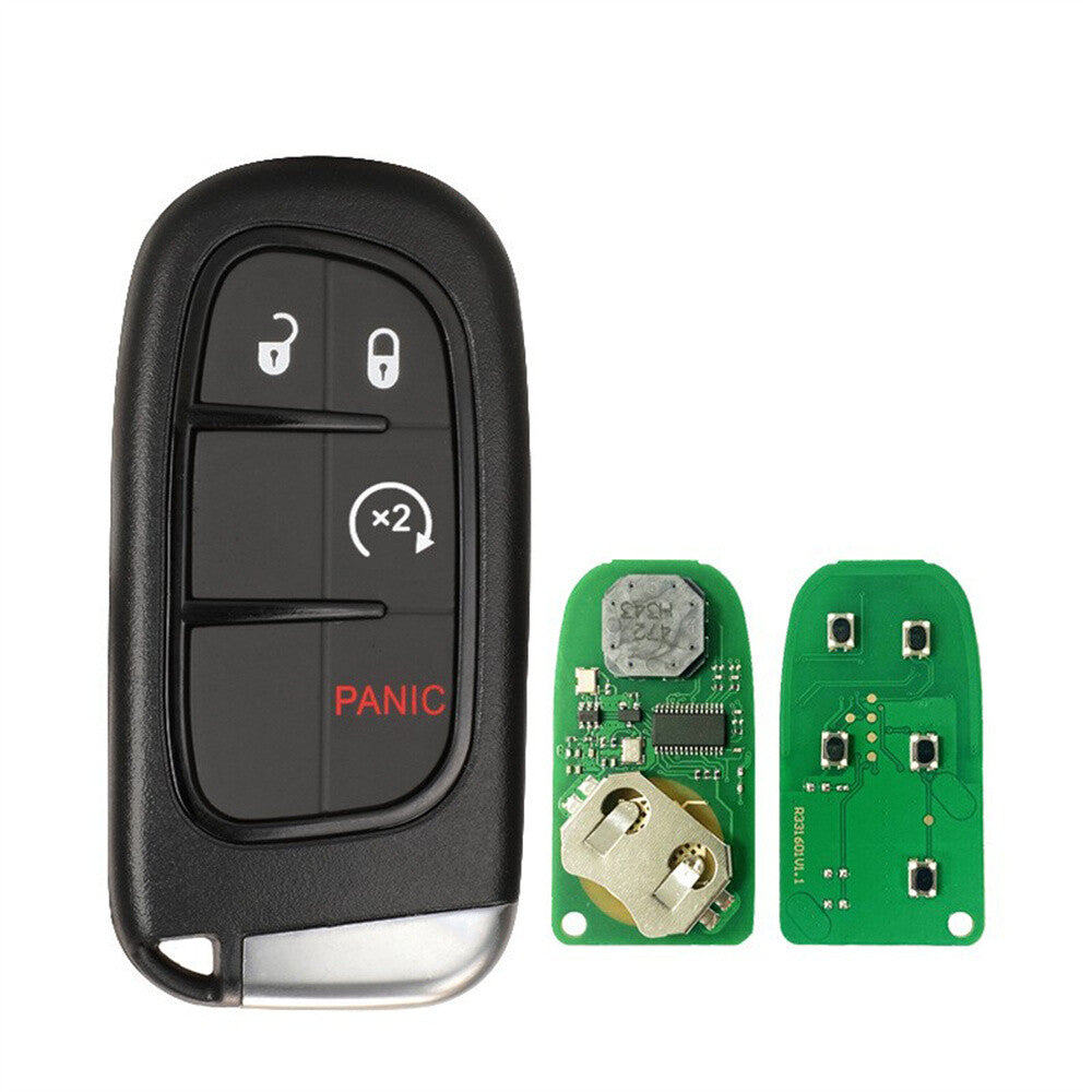 ya 10 5.28 GQ4-54T Intelligent Remote Keychain Suitable for Dodge for Ram 1500 2500 3500 2013-2017 2018