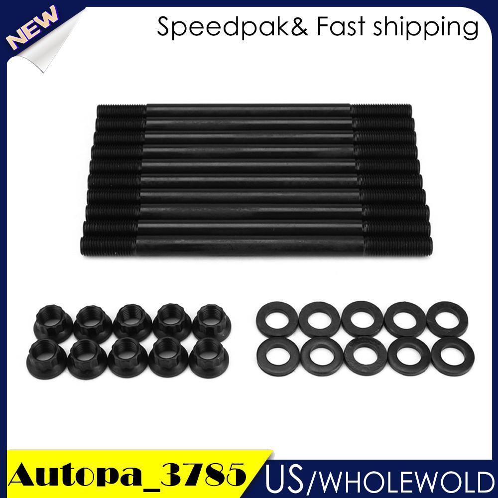 ya 27 7.2 Cylinder Head Stud Kit For EVO8 EVO9 Eclipse 94-up 4G63 7-bolt 11mm DC 207-4203