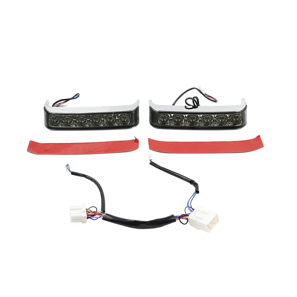 ya 3 6.25 Chrome Saddlebag Run Brake Tail Light for Harley Touring Street Glide FLHX