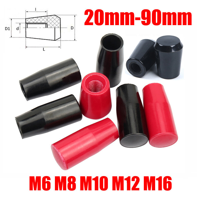 Plastic Handle M6-M16 Tractor Machine Tools Oval Ball Knob Lever Handle 20-90mm