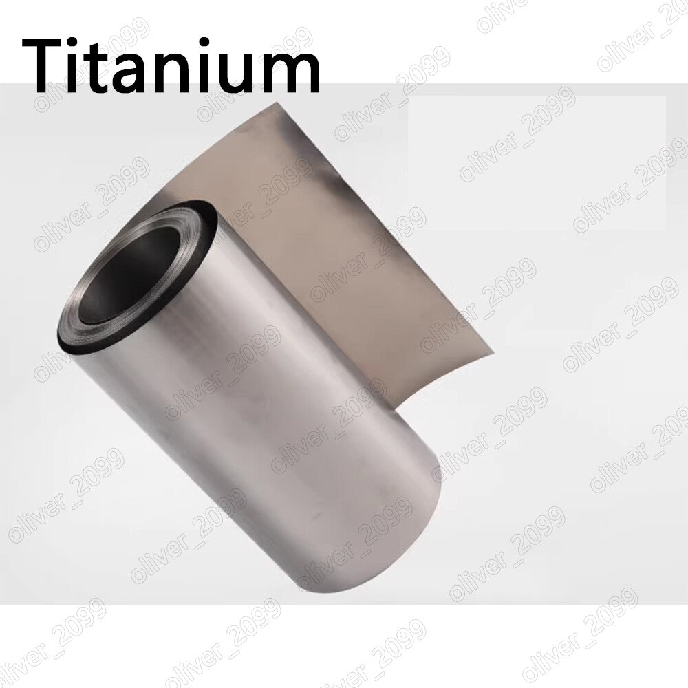 1pcs High-Purity Pure Titanium Metal Foil Sheet Strip Plate Thickness 0.01-0.3mm