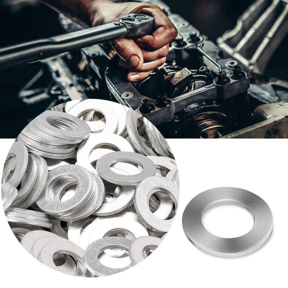 ya 9 6.5.3 100x Oil Drain Sump Plug Washers Gasket 12mm for Toyota for Lexus for Scion 90430-12031