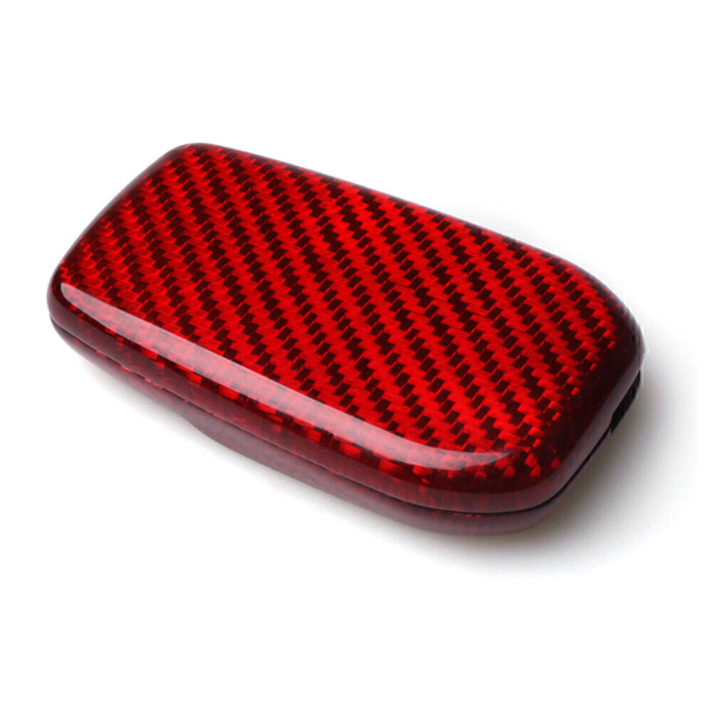 ya 5 8.7 Red Carbon Fiber Style Remote Key Cover Case Fit for Toyota for Corolla for Camry Crown