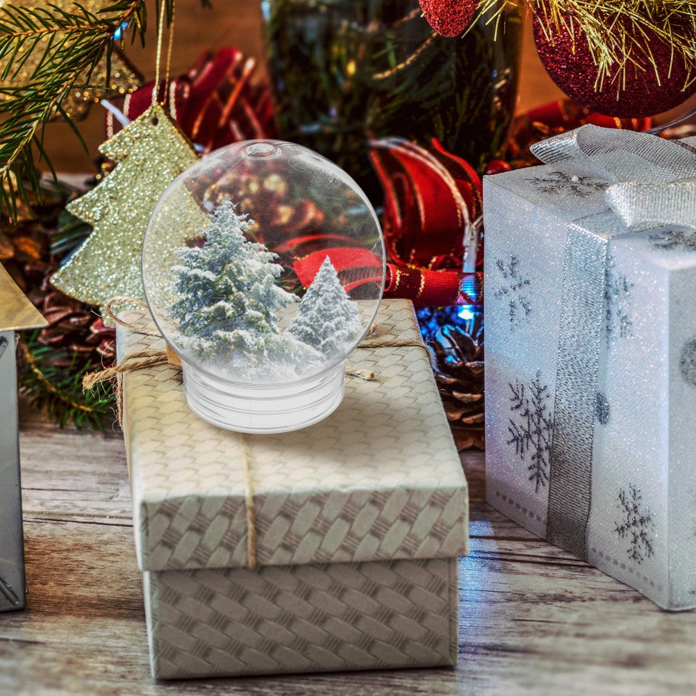 ya 25 20 Pcs DIY Holiday Decoration Clear Plastic Or ments for Crafting